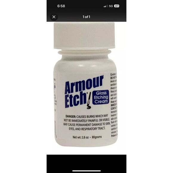 Armour etching for glass 2.8 oz - Picture 1 of 4